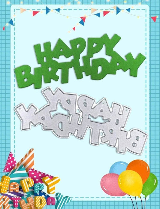 Craft - metal die - Happy Birthday