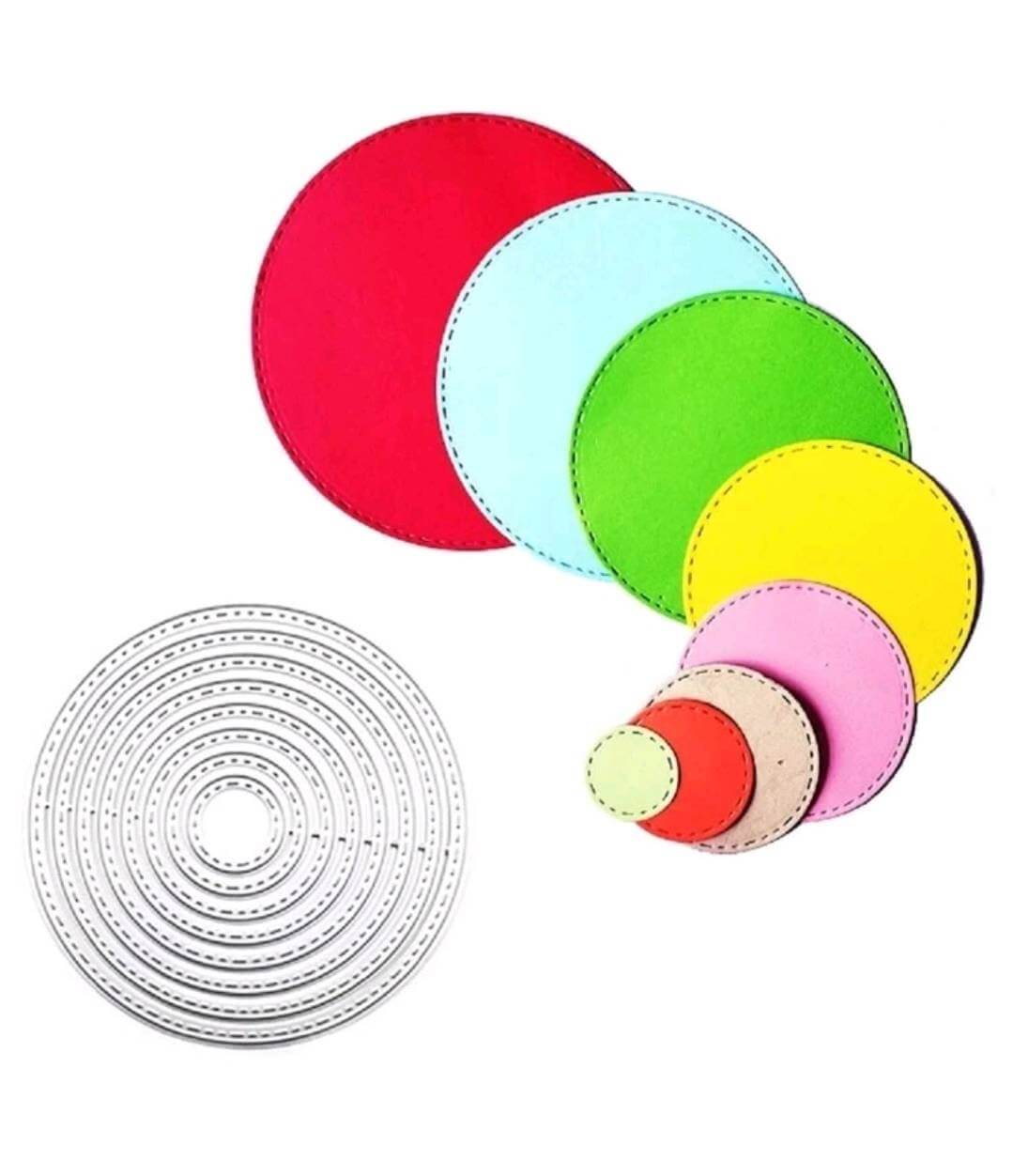 Craft - metal die - circle round nesting frames