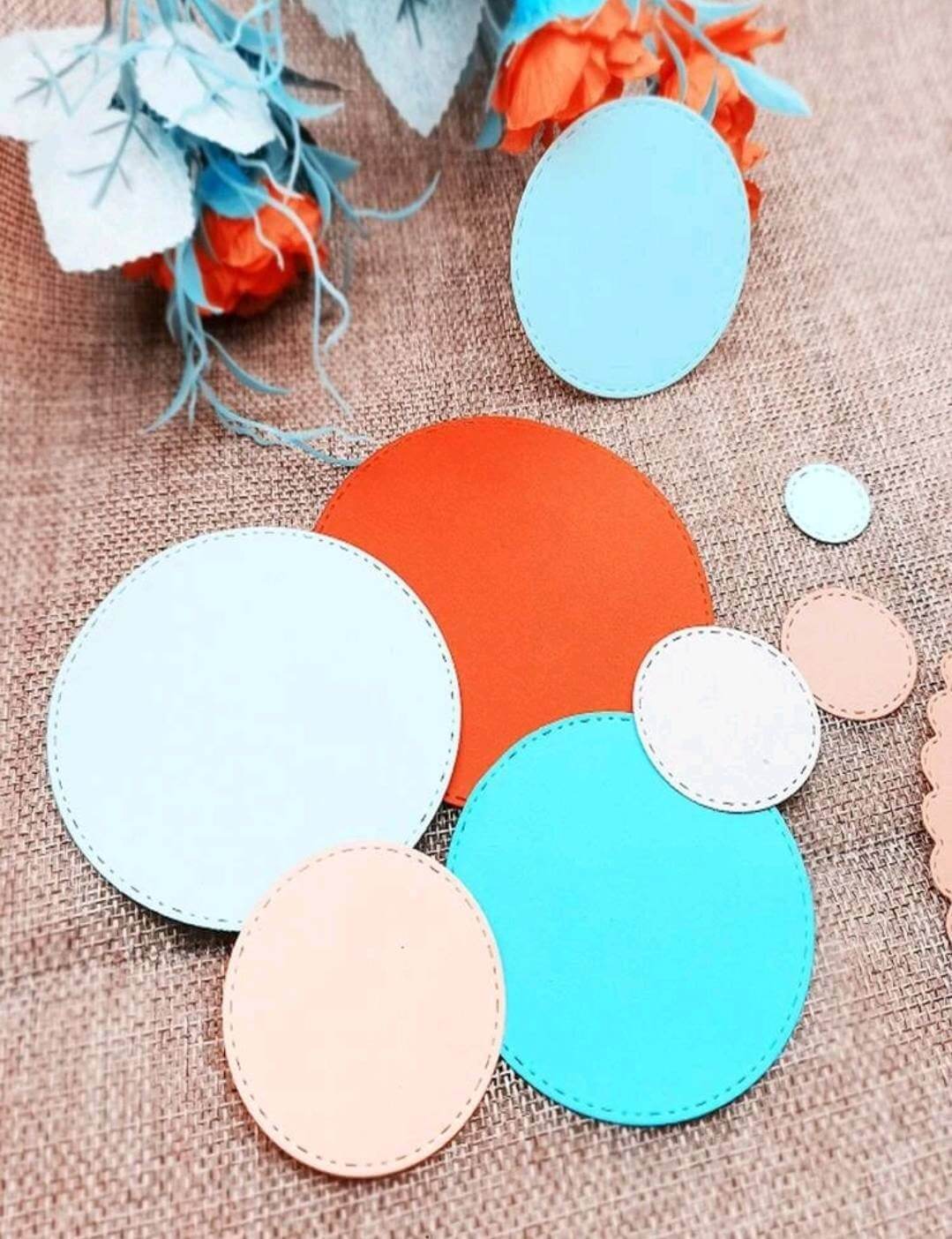 Craft - metal die - circle round nesting frames