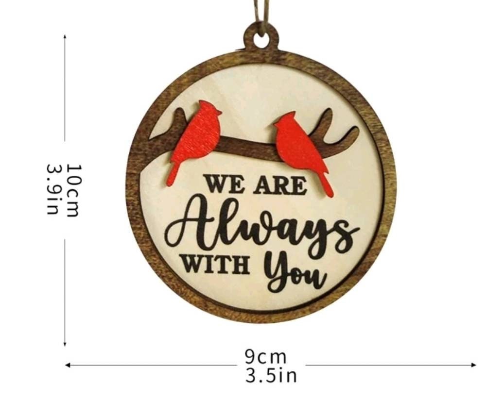 Plaque - wooden grief robin