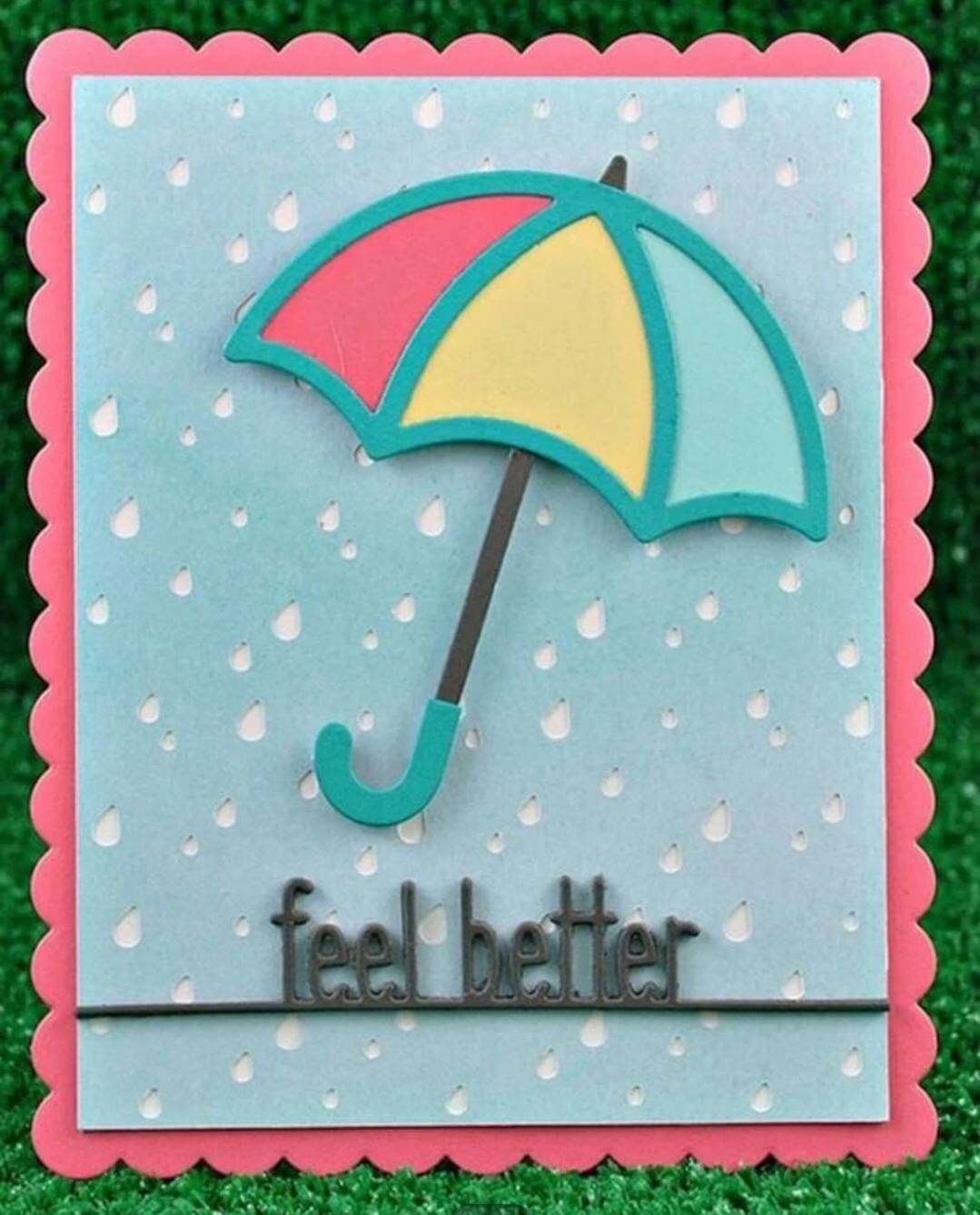 Craft - metal die - feel better