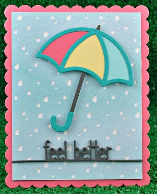 Craft - metal die - feel better