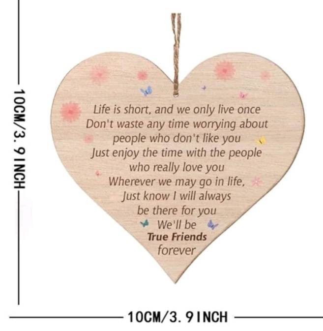 Plaque - life is short