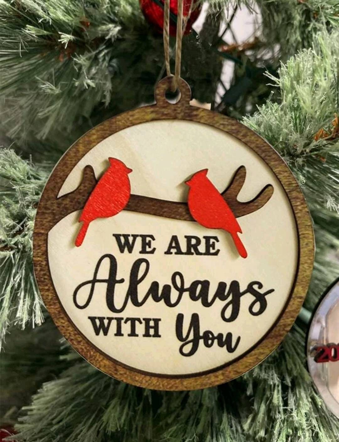 Plaque - wooden grief robin