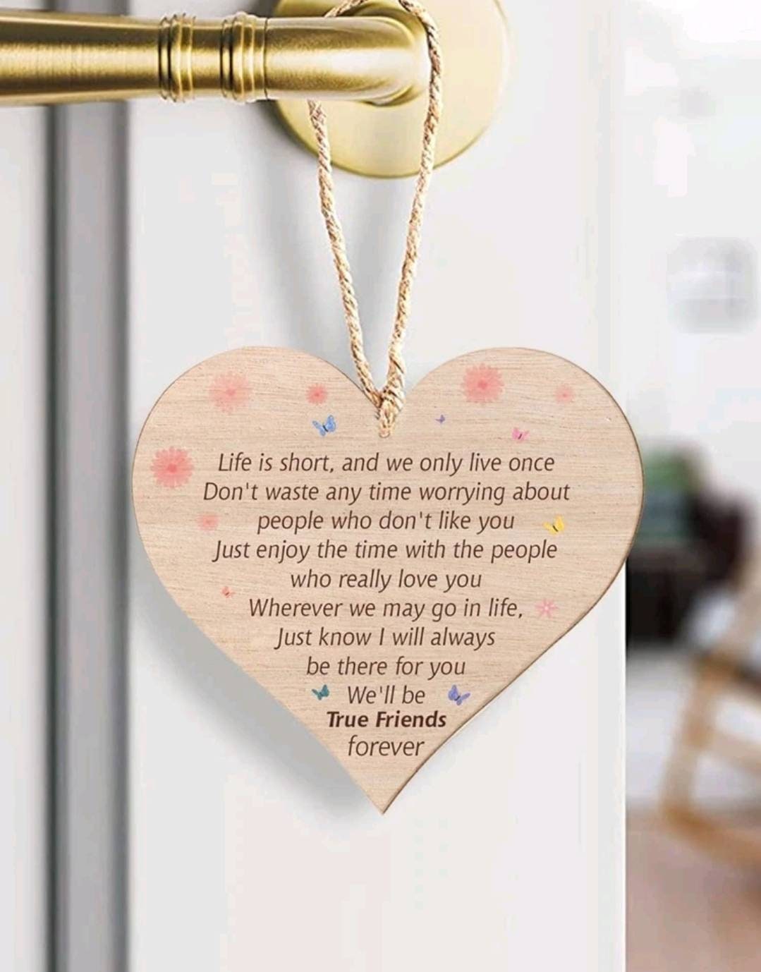 Plaque - life is short