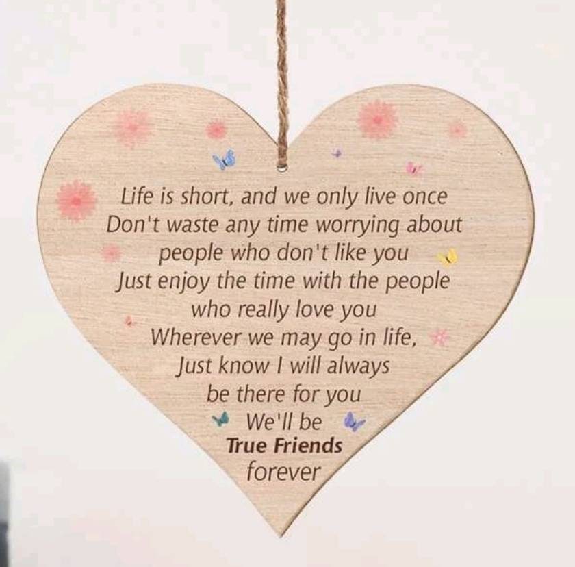 Plaque - life is short
