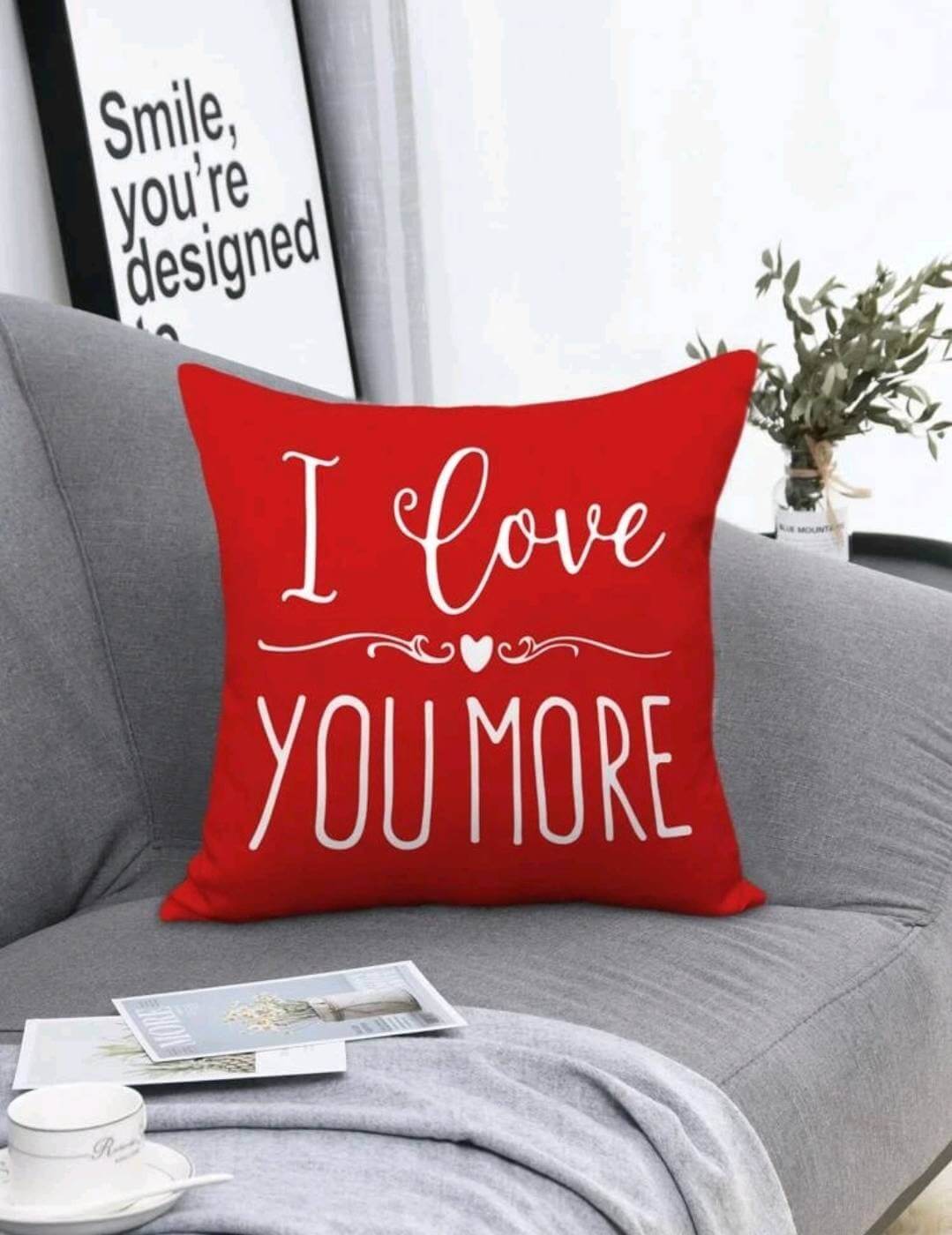 Cushion - I love you more