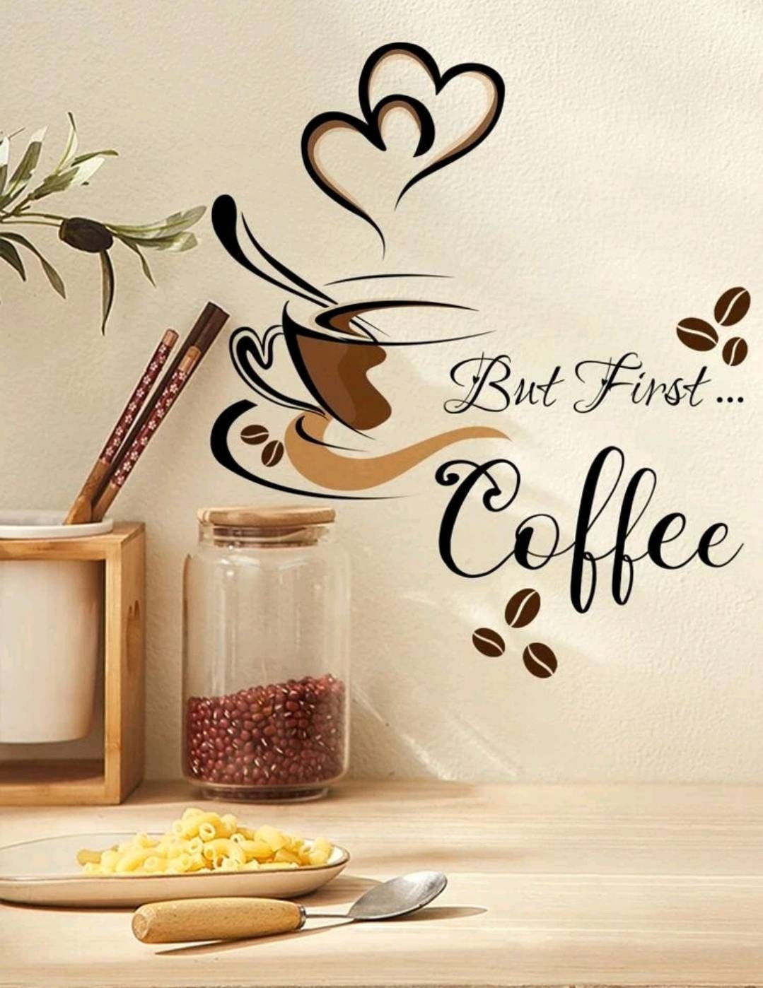 Wall Decal - but first coffee