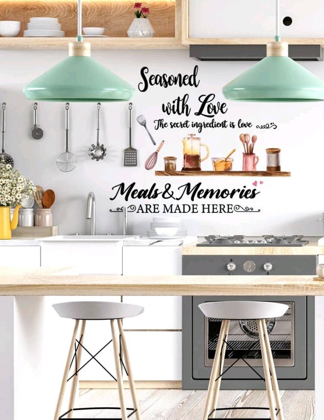 Wall Decal - seasoned with love