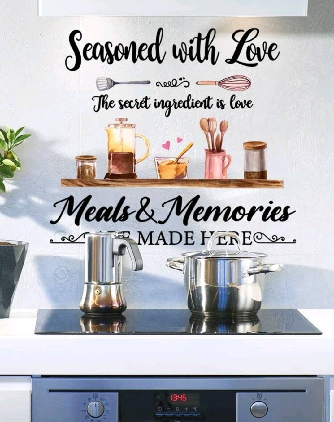 Wall Decal - seasoned with love