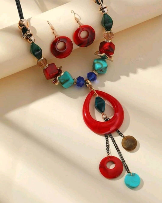 Jewellery Set - bright boho