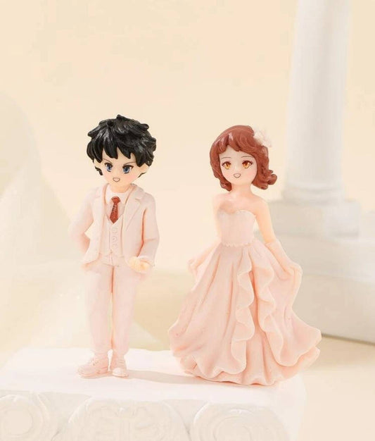 Wedding Cake Topper - cute couple