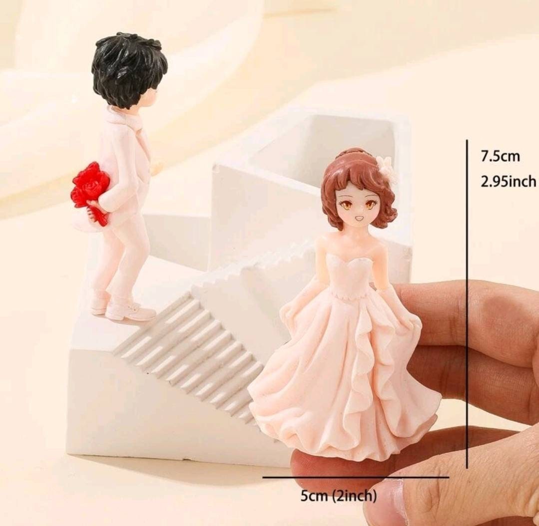 Wedding Cake Topper - cute couple
