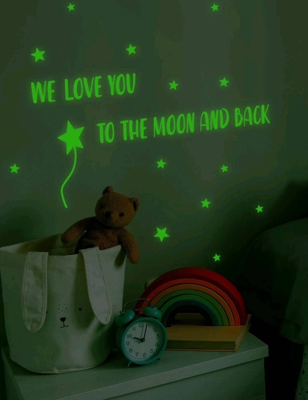 Wall Decal - love you to the moon and back