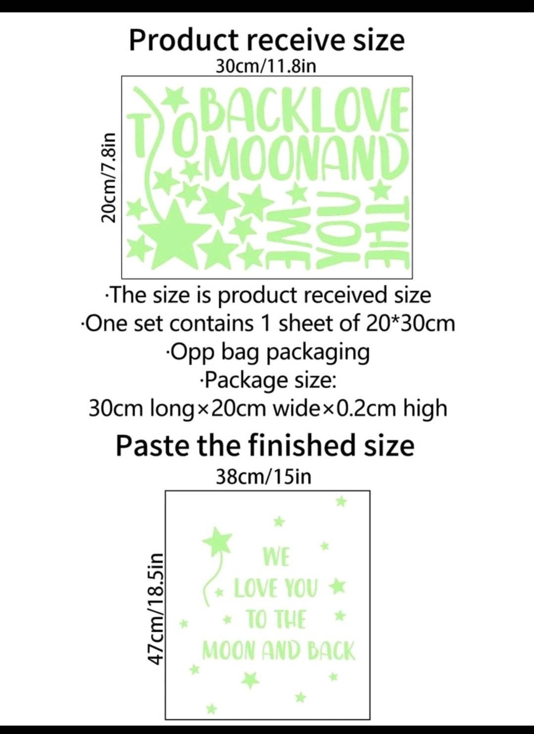 Wall Decal - love you to the moon and back