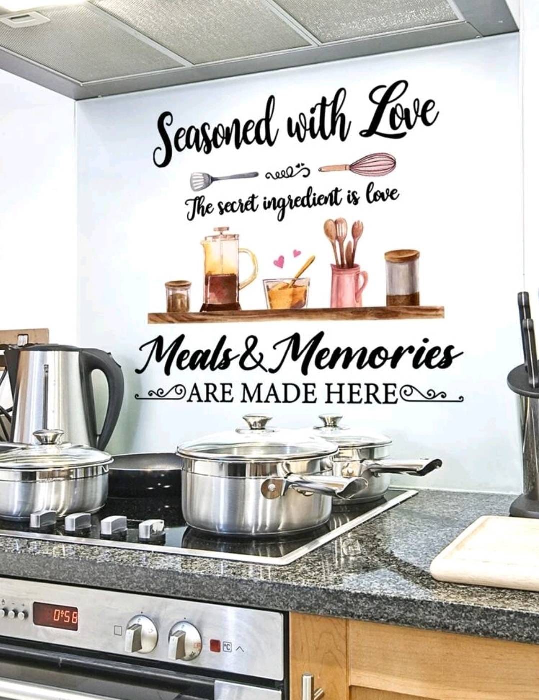 Wall Decal - seasoned with love