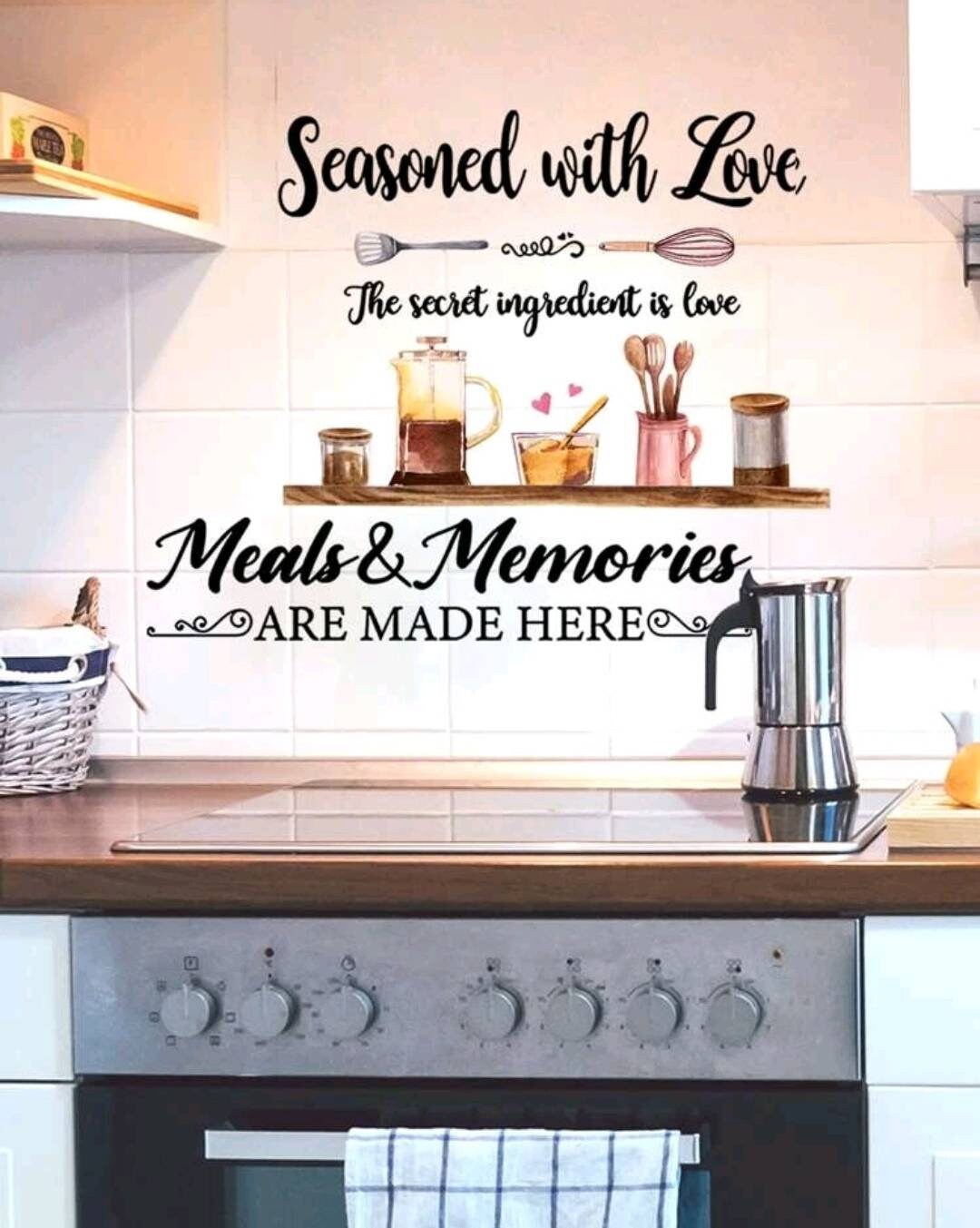 Wall Decal - seasoned with love
