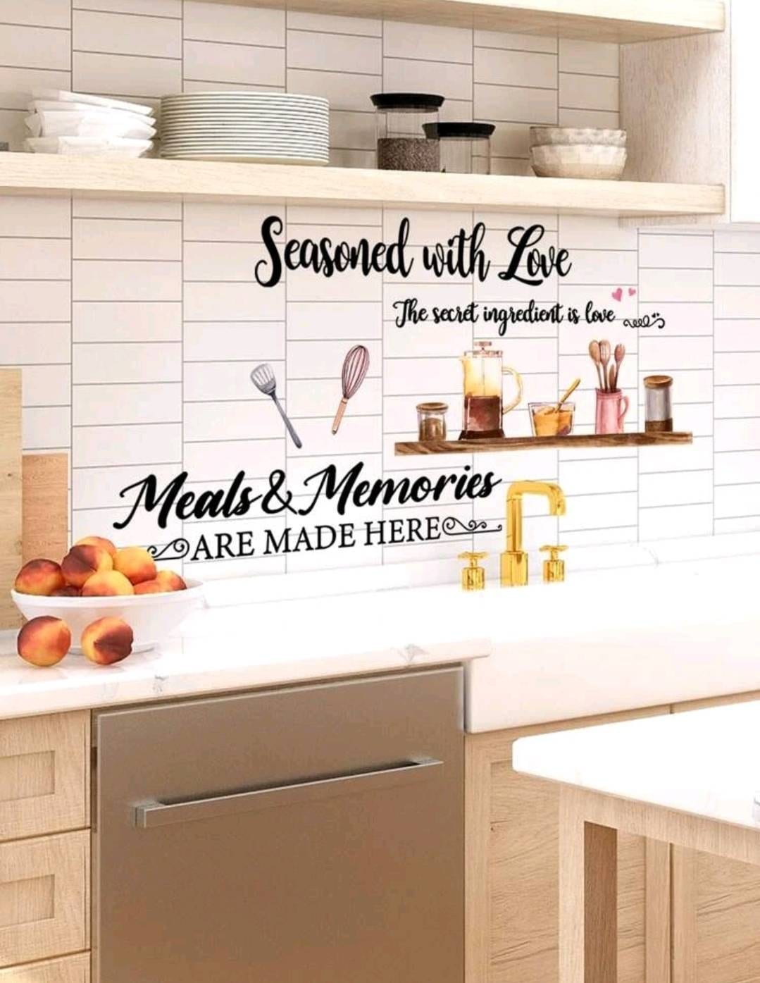 Wall Decal - seasoned with love