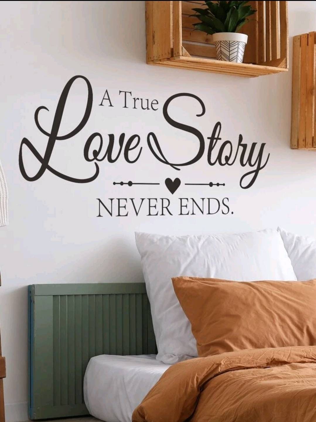 Wall Decal - a true love story never ends