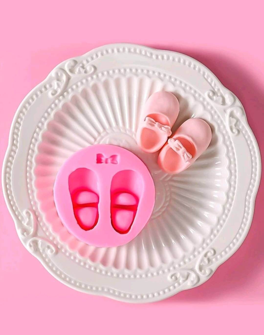Crafting - baby shoes Silicone mould