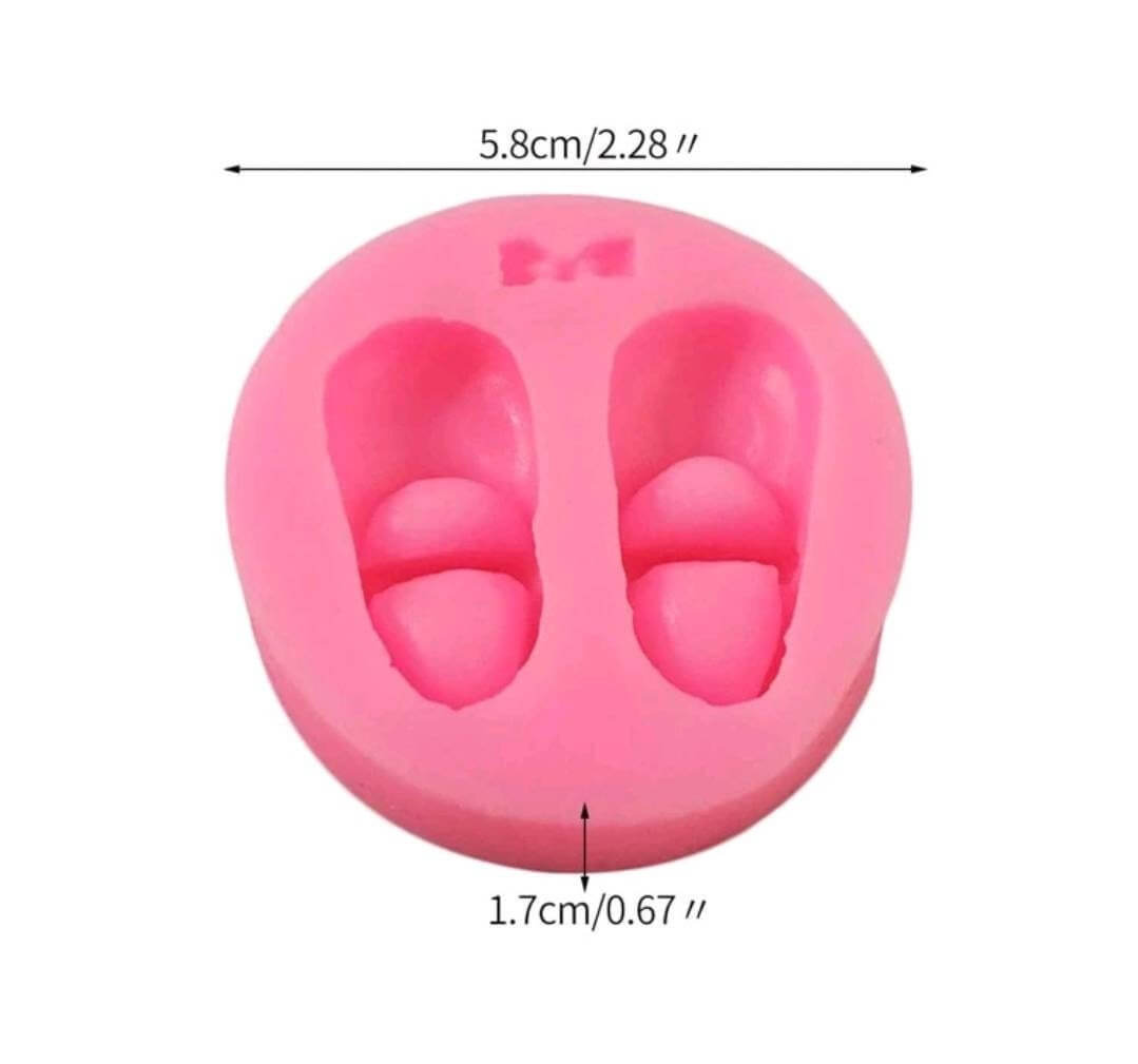 Crafting - baby shoes Silicone mould