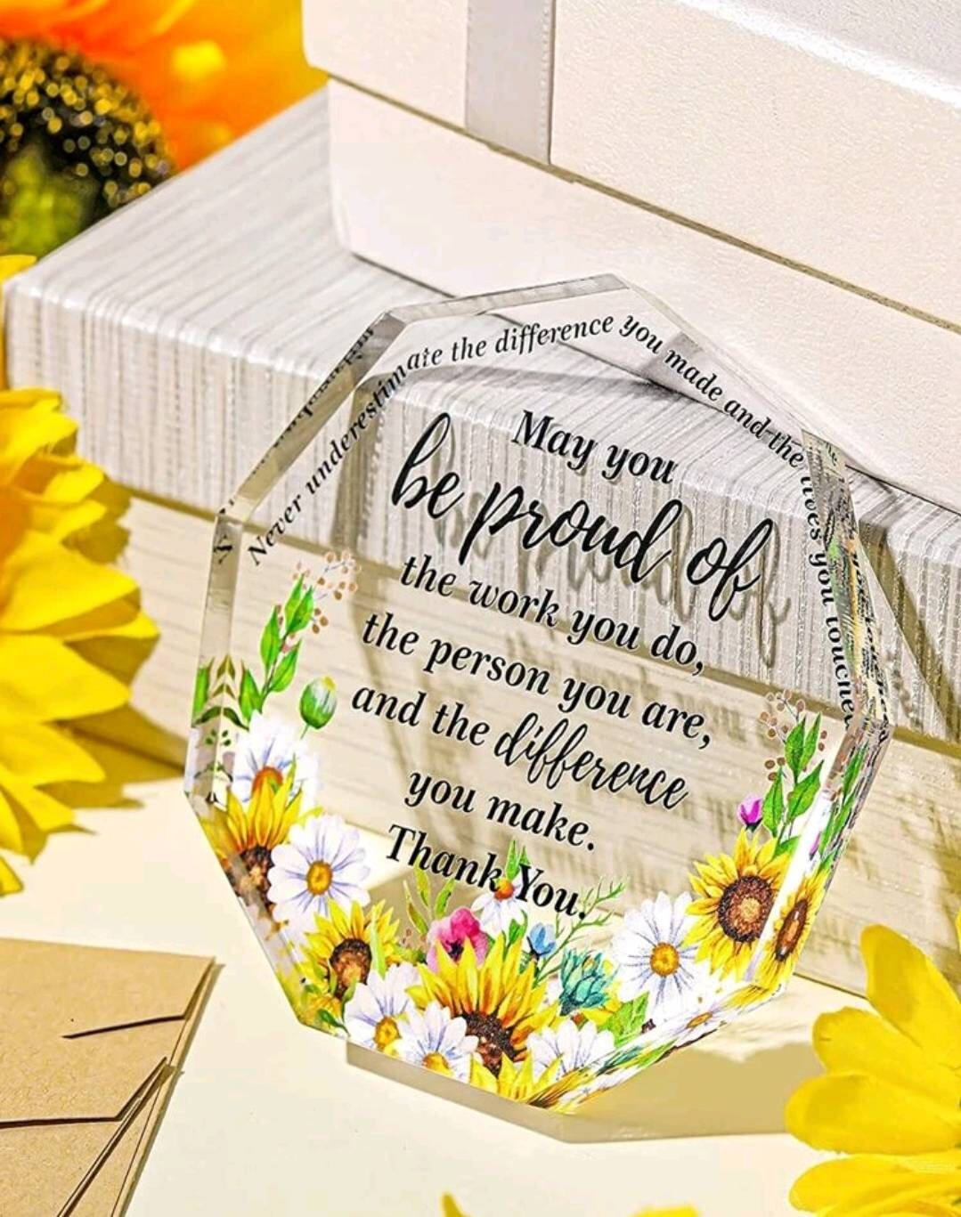 Plaque - proud of the work you do