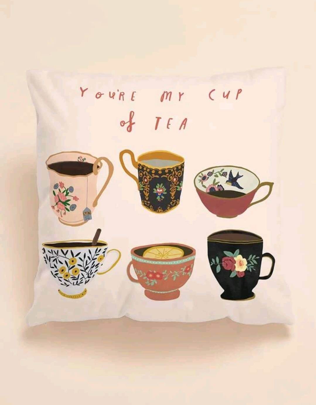 Cushion - you're my cup of tea