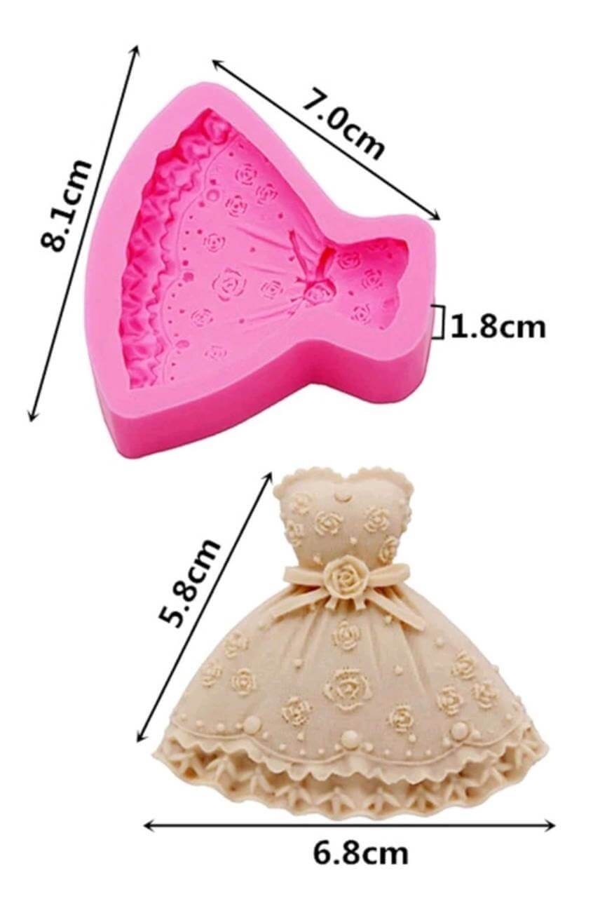Crafting - dress Silicone mould