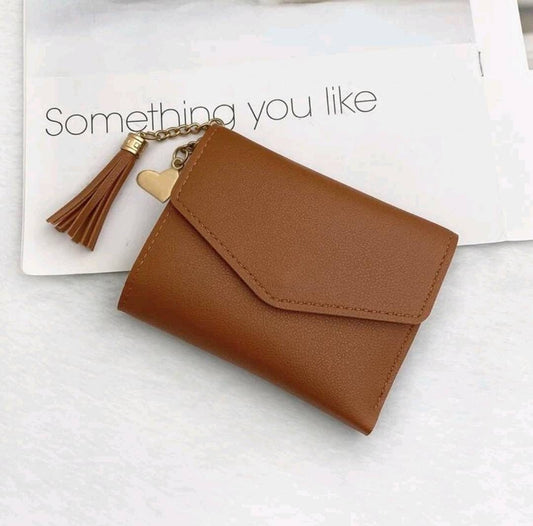 Purse - brown heart