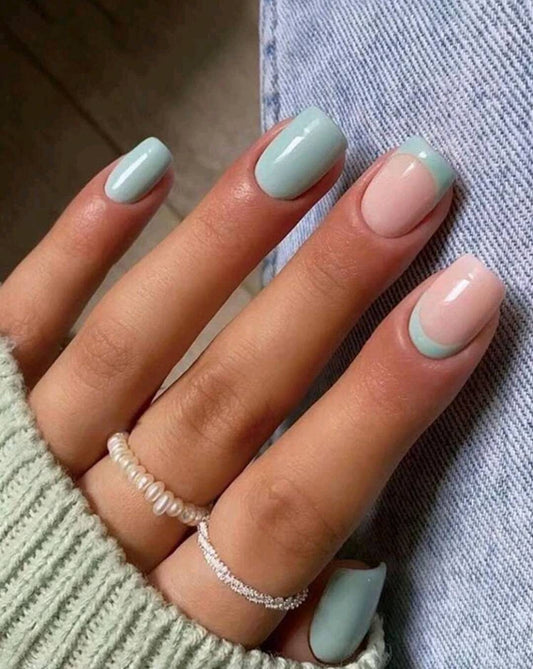 Nails - cute blue