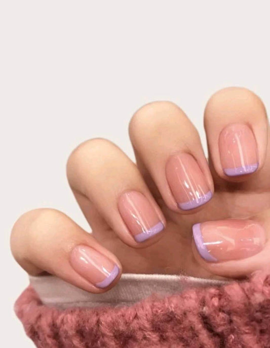 colour tip false nails