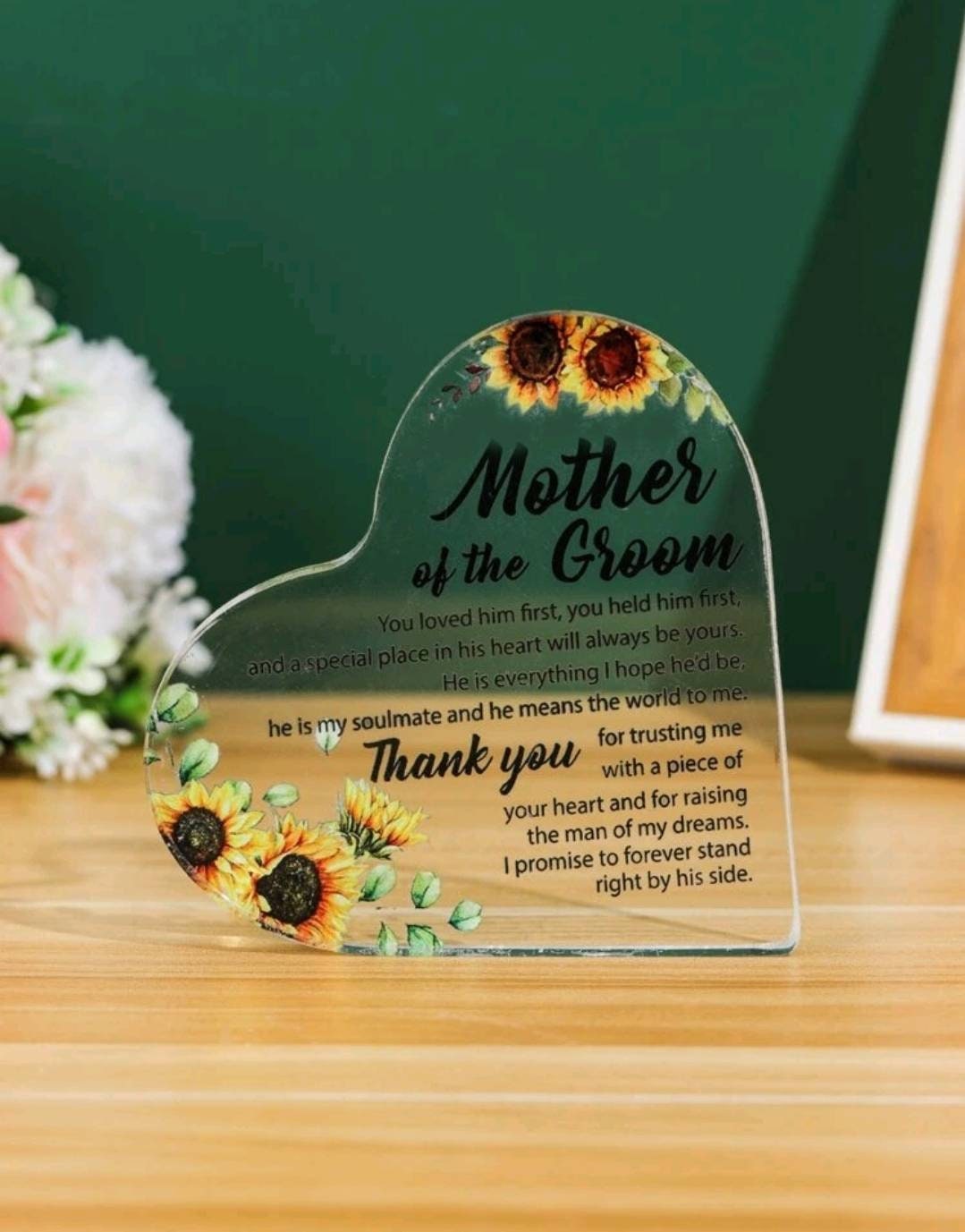 Plaque - mother of the groom