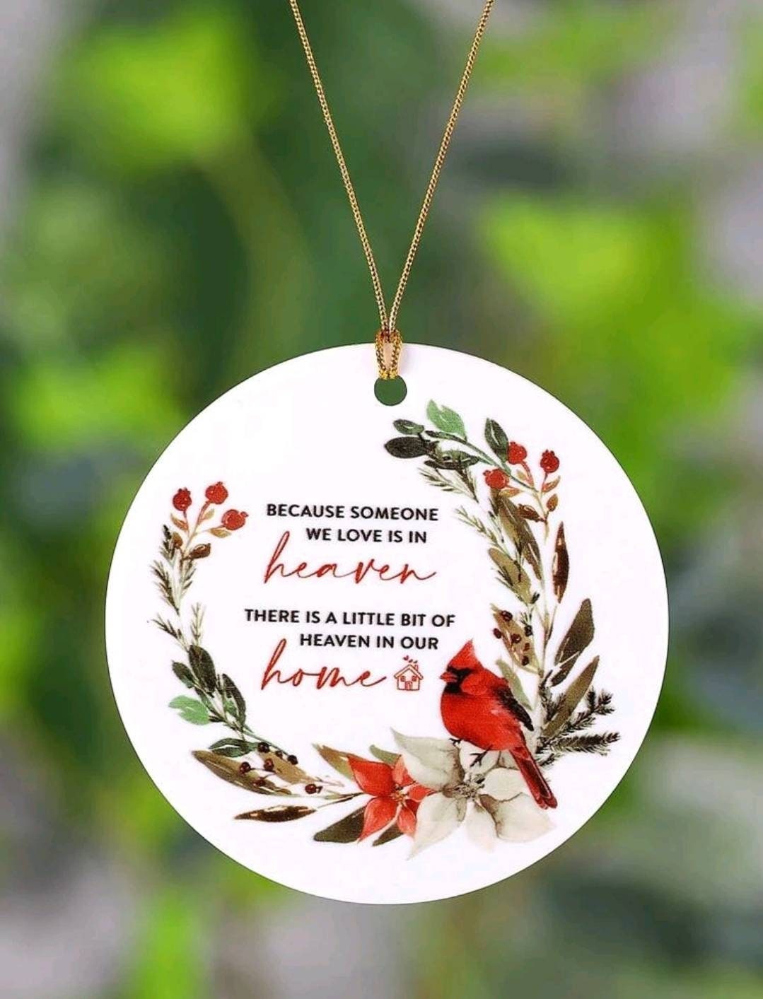 Plaque - because someone we love is in heaven