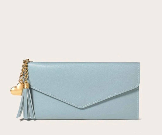 Purse - teal heart