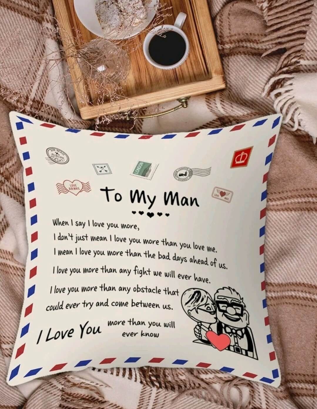 Cushion - my man Cushion - my man