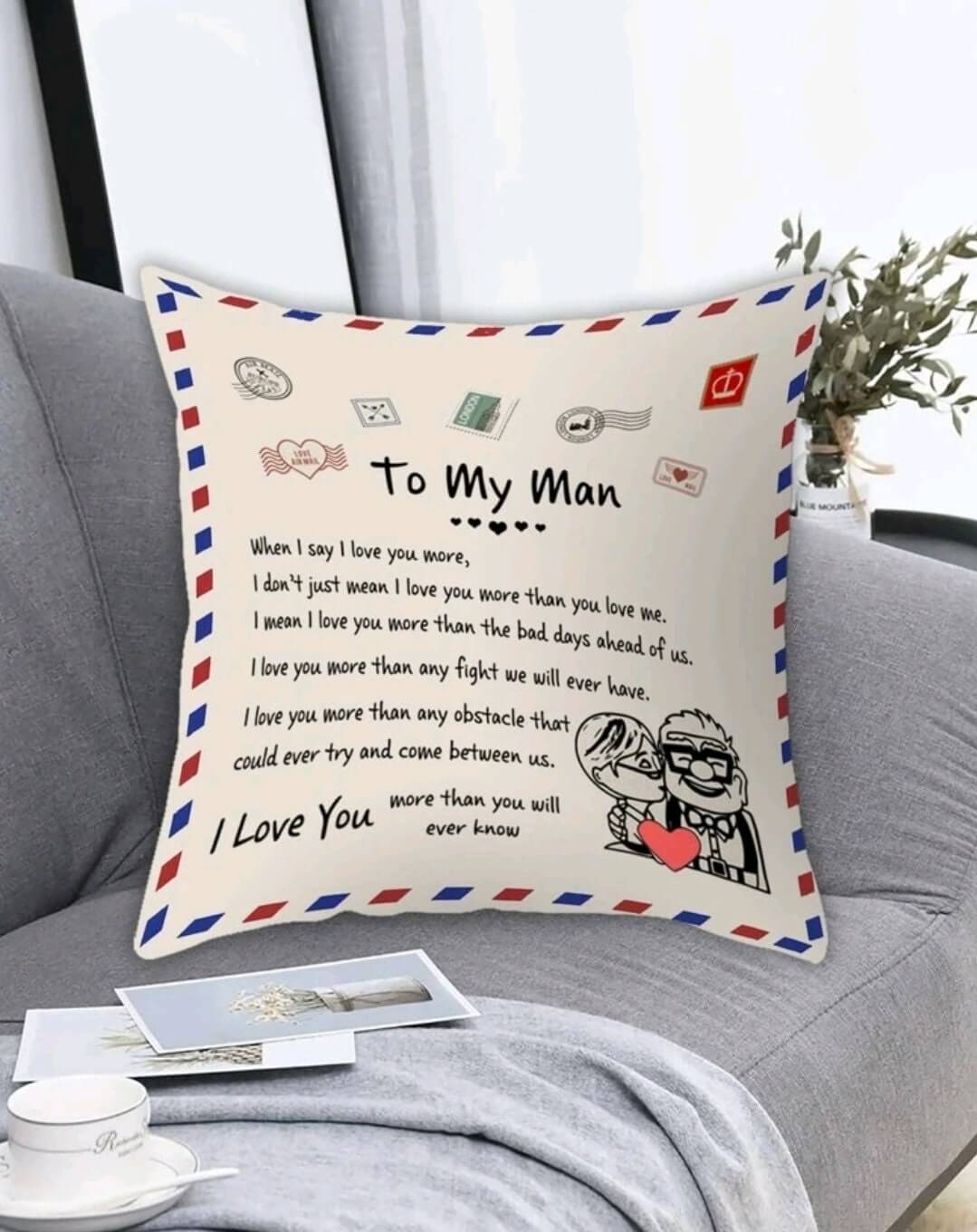 Cushion - my man Cushion - my man