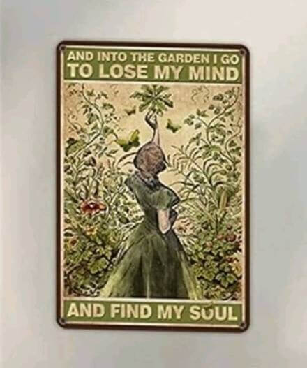 Home decor - Tin Sign - Find My Soul