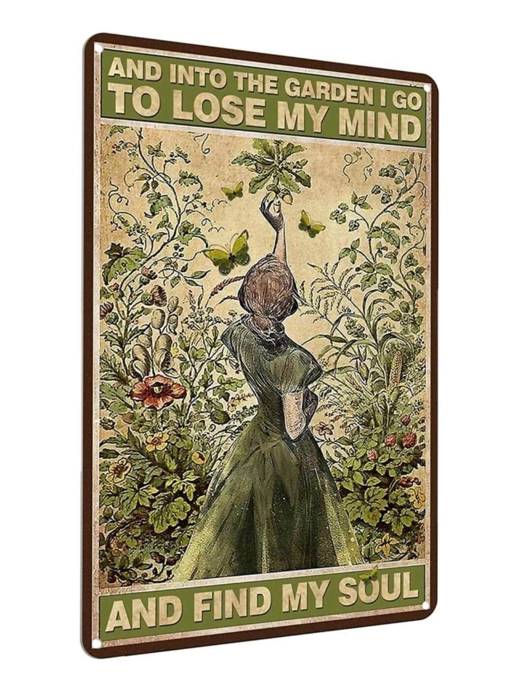 Home decor - Tin Sign - Find My Soul