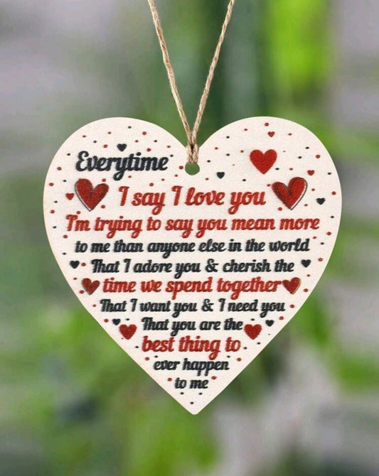 Plaque - love you gift