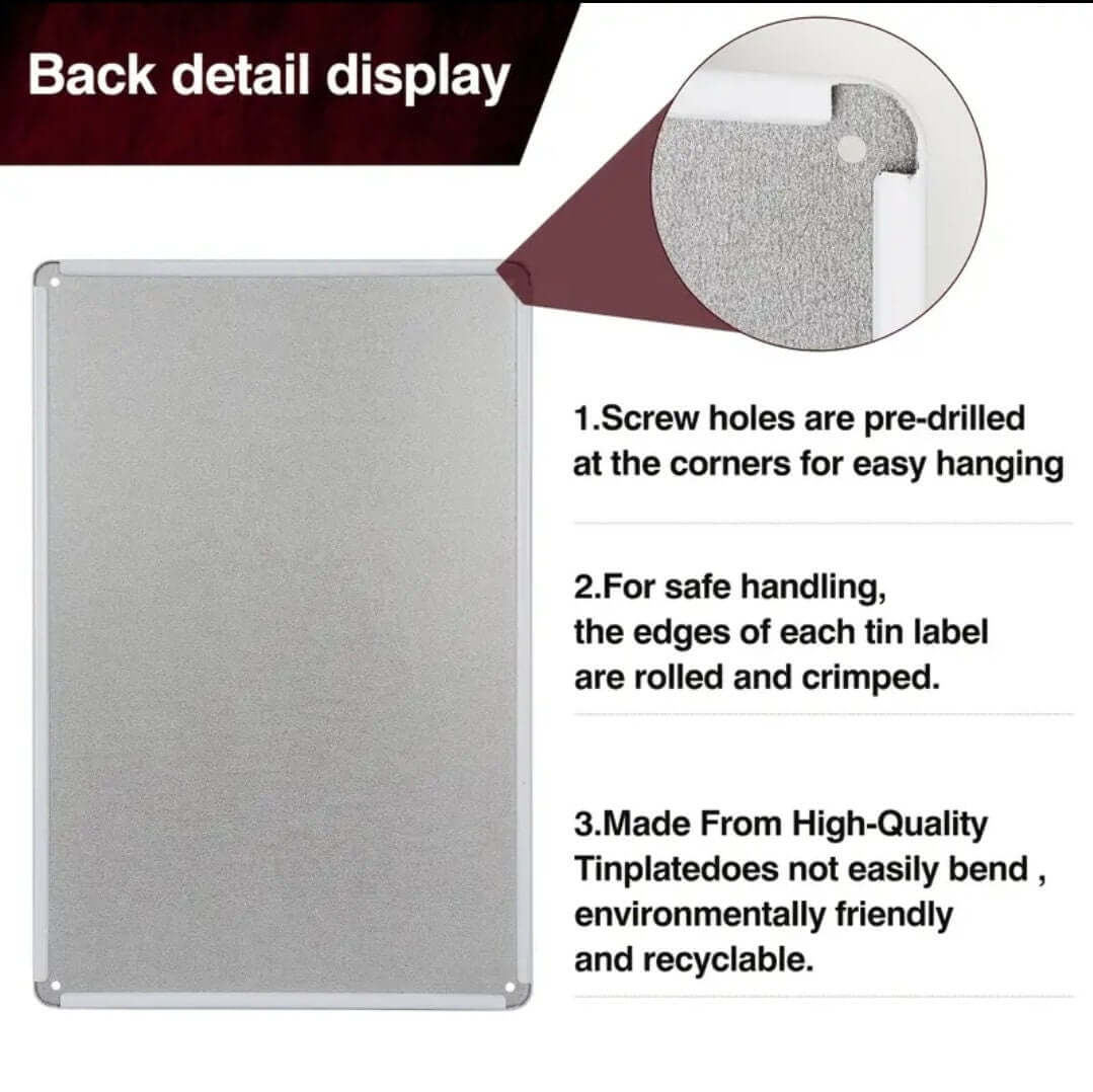 Home decor - Metal Sign - Trespassing Exhibit A