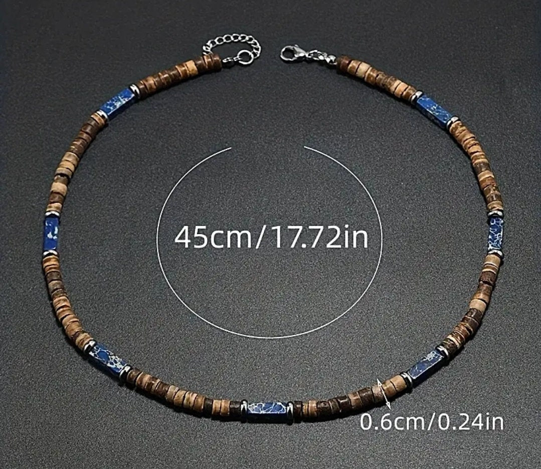  Necklace - men's beaded