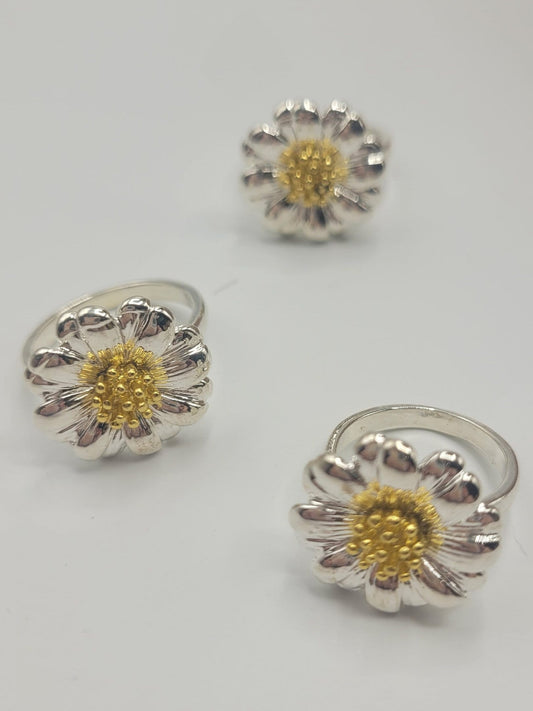 Ring - Beautiful yellow flower (O R U)