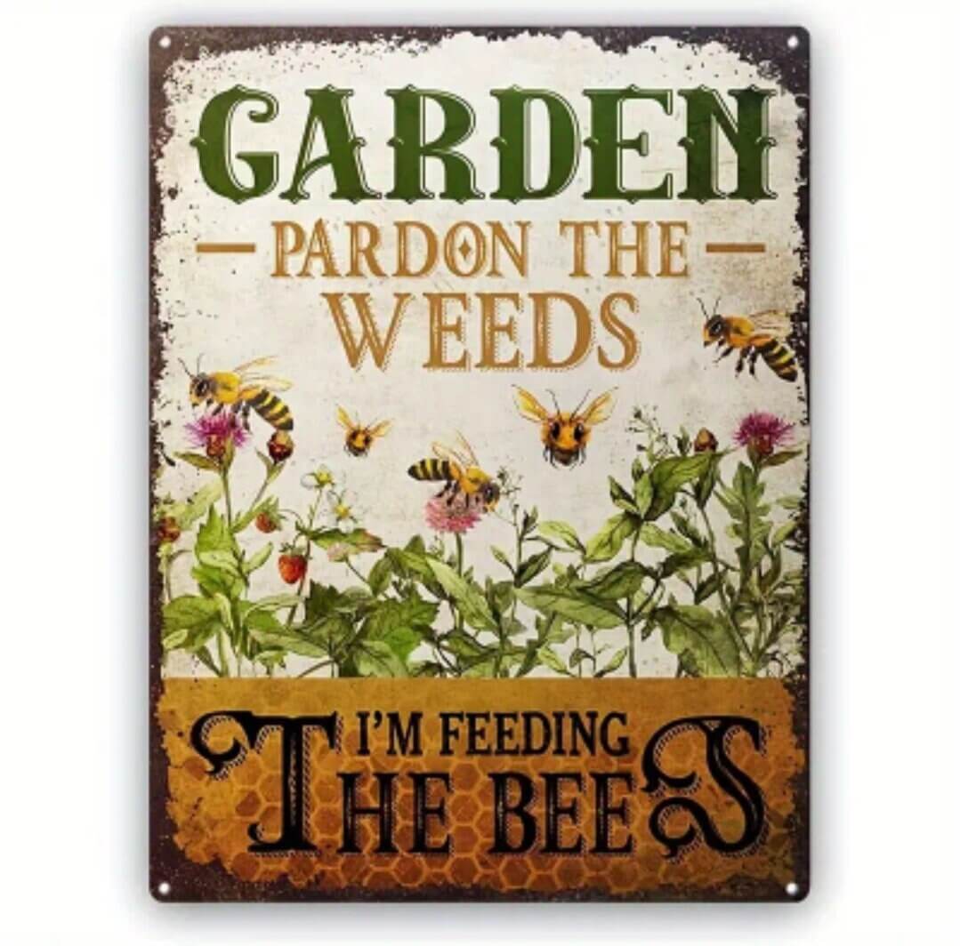 Home decor - Metal Sign - garden