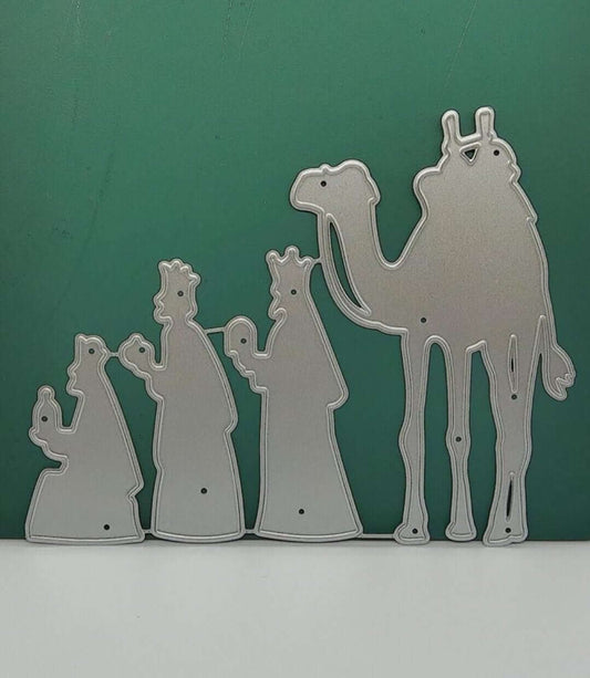  Craft - metal die - nativity three wise men
